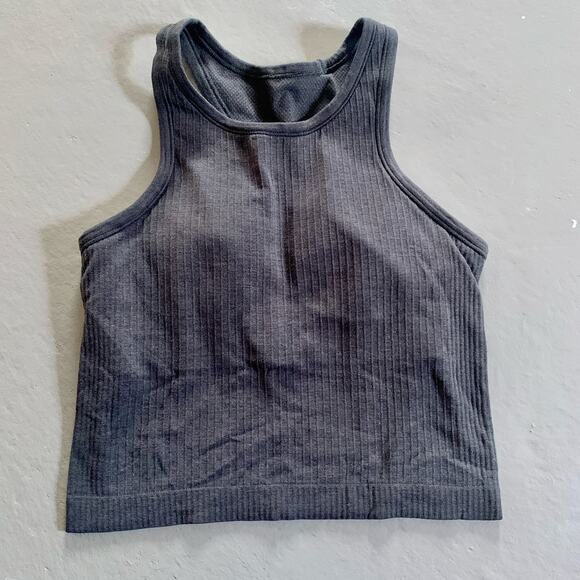 Lululemon Ebb to Street Cropped Racerback Tank Top Light Support 4 - Picture 2 of 7